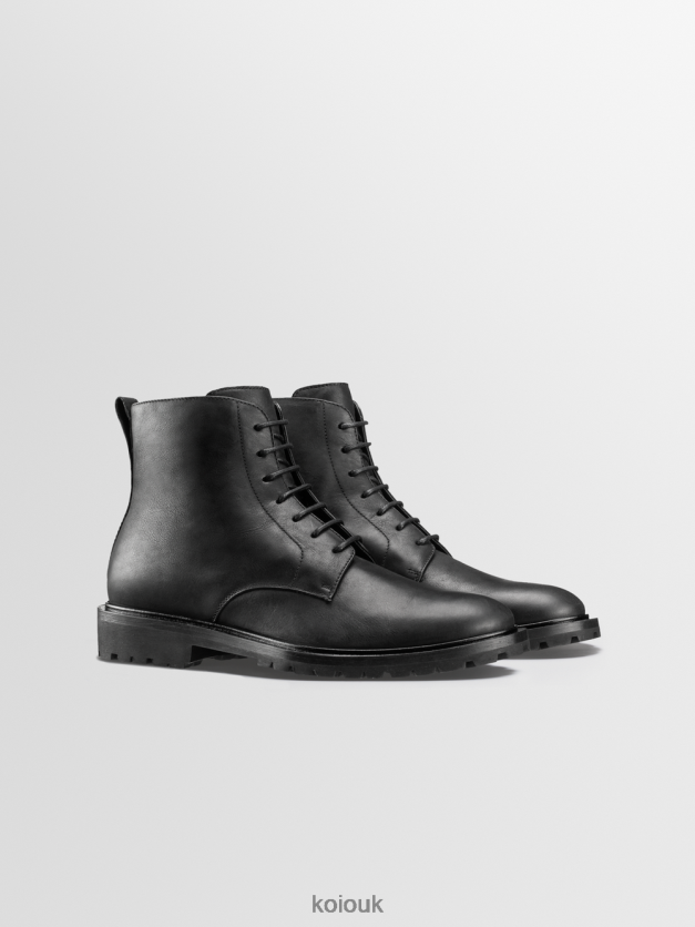 Shoes UK KOIO Men Bergamo Nero 2XJF6H97