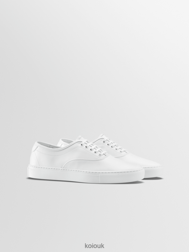 Shoes UK KOIO Men Portofino Triple White 2XJF6H60