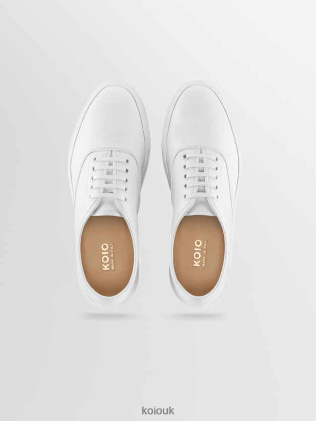 Shoes UK KOIO Men Portofino Triple White 2XJF6H60