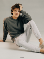 Collection UK KOIO Unisex Vinci Sweatshirt Shale 2XJF6H135 - Image 5